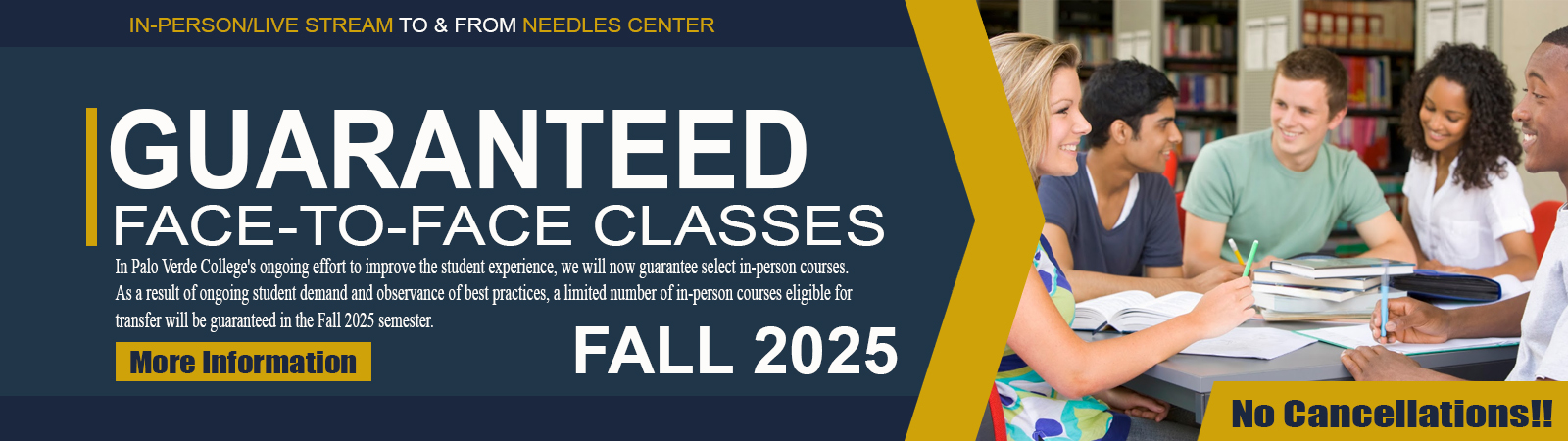 Guaranteed Classes Fall 2025