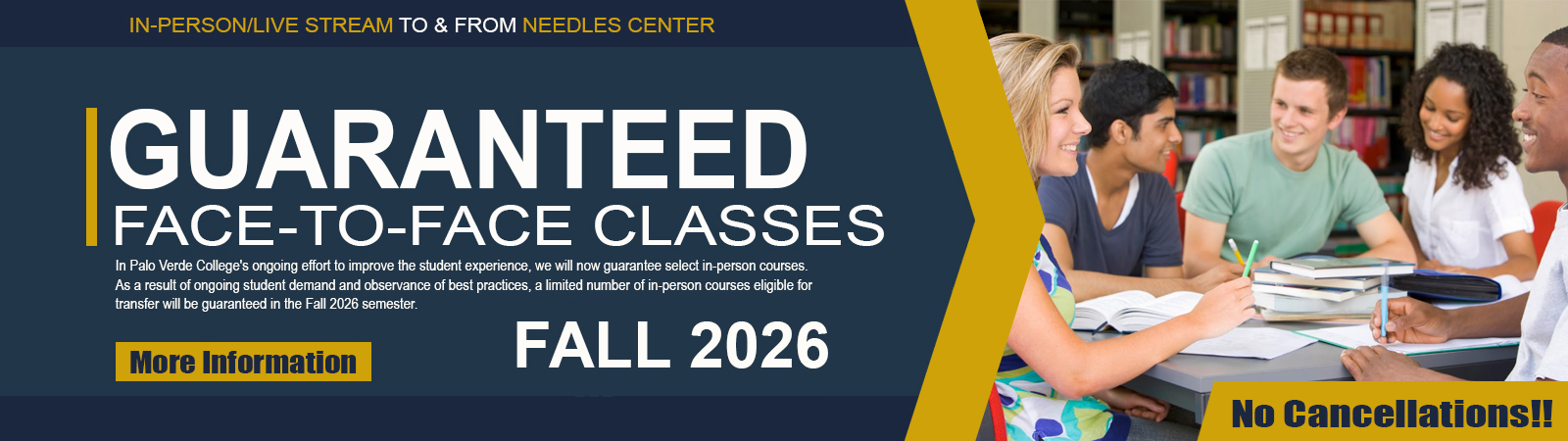 Guaranteed Classes Spring 2026